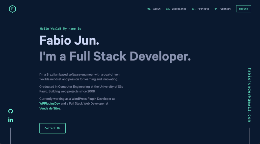Fabio Jun | WordPress Developer | Full Stack Developer